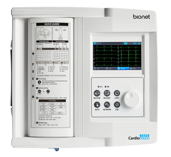 Electrocardiógrafo BIONET CardioTouch 3000 Precisión y Tecnología para el Diagnóstico Cardiológico Electrocardiógrafo BIONET CardioTouch 3000 Precisión y Tecnología para el Diagnóstico Cardiológico