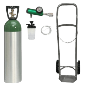 Tanque de Oxígeno Medicinal Portátil Luxfer M60 de 1750 Litros con Carrito Tanque de Oxígeno Medicinal Portátil Luxfer M60 de 1750 Litros con Carrito