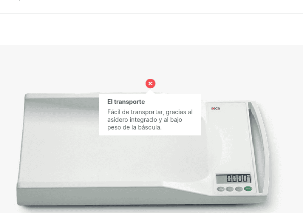 pesabebe seca 334 SECA 334: Báscula Pesabebés Electrónica Portátil de Alta Precisión para Clínicas y Consultorios Pediátricos