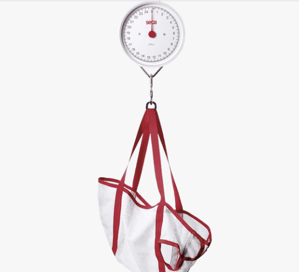 seca 310 suspension 25kg SECA 310 Báscula Mecánica de Suspensión: con Escala Circular – Precisión y Portabilidad para Medición Pediátrica y Nutricional