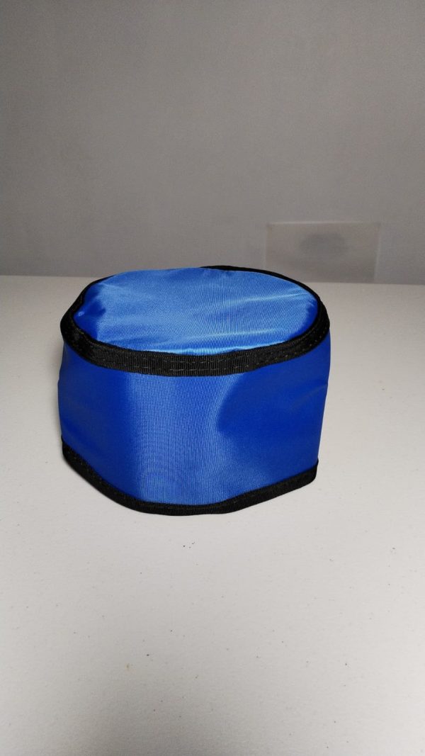 gorro azul metalico Gorro Emplomado Azul Metálico 0.5mmPb – Protección Radiológica hasta 100 kV para Rayos X