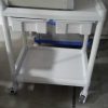 Carro para instrumental y equipo medico2 Carro Médico de Servicio ABS con 2 Cajones y Ruedas - Equipamiento Hospitalario