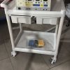 carro para instrumental y equipo medico Carro Médico de Servicio ABS con 2 Cajones y Ruedas - Equipamiento Hospitalario