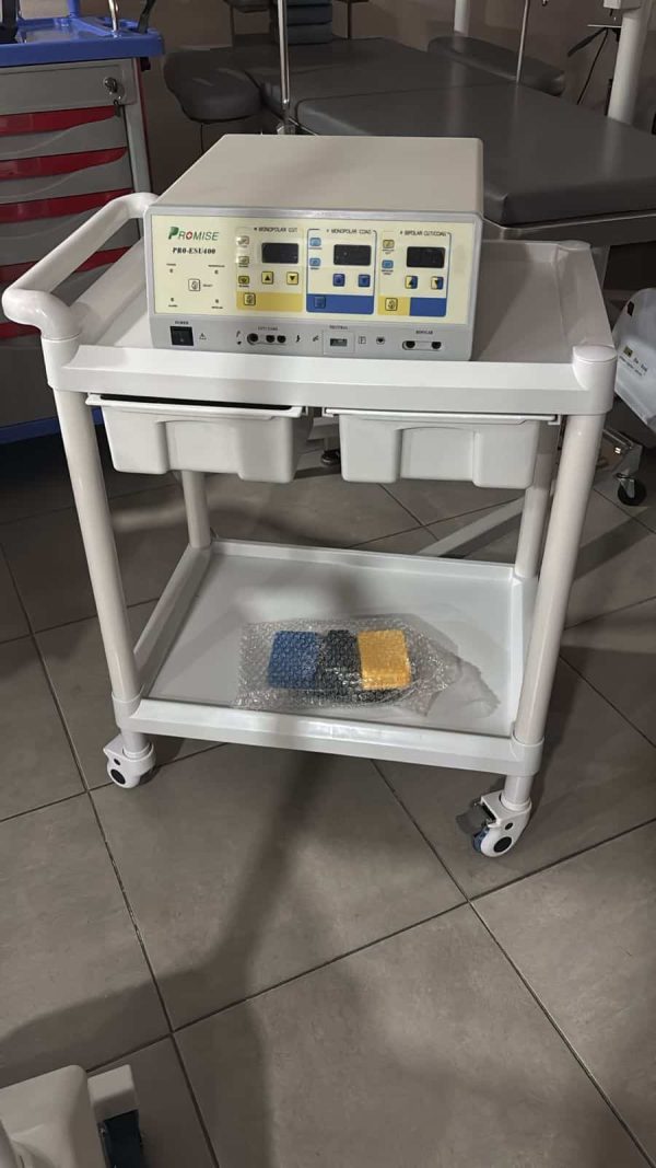 carro para instrumental y equipo medico Carro Médico de Servicio ABS con 2 Cajones y Ruedas - Equipamiento Hospitalario